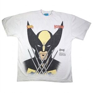 Civil Regime X-Men '97 Wolverine Oversized T Shirt Men's Small White